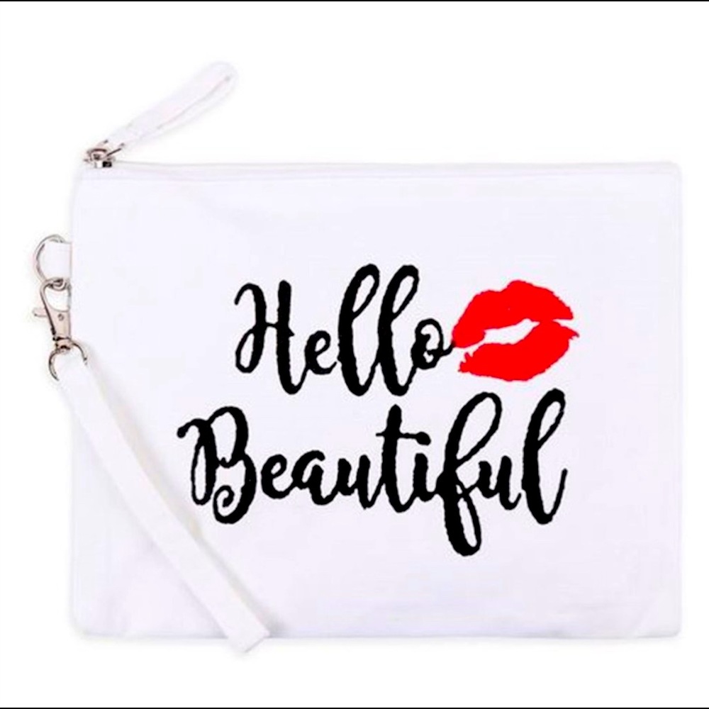 Hello Beautiful Cosmetic Bag
